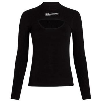 Karl Lagerfeld Pull Noir Femme A4w18013