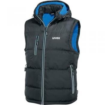 Uvex Standalone-Weste 9866713 – Kollektionsneutral, Größe XXL (schwarz / blau)