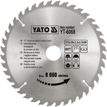 Sierra Rotativa Carburo 40 mm × 30 mm – Yato YT‑6061