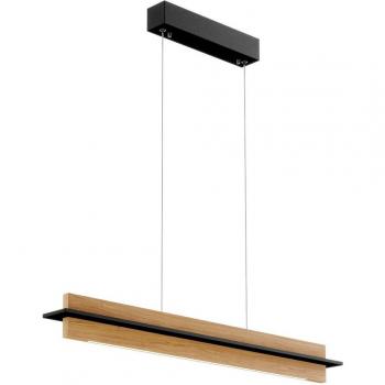 Rothfels Lexa LED-Pendellampe, Eiche/Schwarz, 78 cm