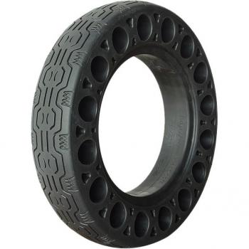 Tire de 10 pouces à coque complète, couleur noire, pour Ninebot Max G30 – Amortisseur en nid d’abeille