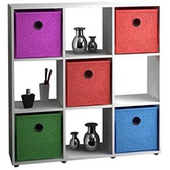 VCM Badmöbel Benos 3x3 – Weißes Raumteilungs-Sideboard