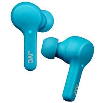 Écouteurs Bluetooth JVC HA-A7T True Wireless avec Boîtier de Charge, Autonomie 6h + 9h, Couleur Bleue
