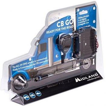 Schwarzes Midland CB‑Set C1262.02 – Handheld Walkie‑Talkie