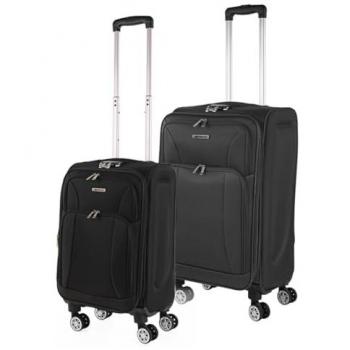 Kit de bagages légers Noir 701415 – Valise grande, moyenne et cabine
