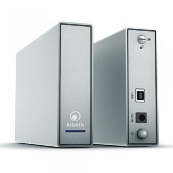 Atlantis Box Dischi Esterno 352S Hard Disk Drive, Argento