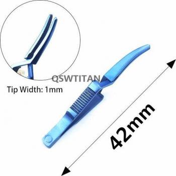 Titanium Ophthalmic Clamping Forceps