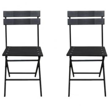 Chaises pliables de jardin en plastique Tenerife