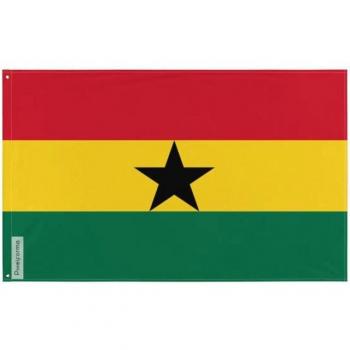 Drapeau du Ghana en Polyester 90x150cm