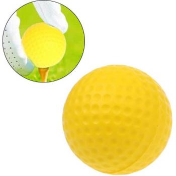 Juego de 10 Bolas de Golf Esponjosas y Elásticas (Amarillo)