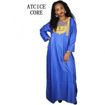 Robe longue à motif africain