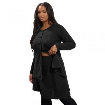 Yours Curve Eleganter Boucle Minirock