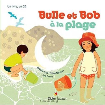 Natalie Tual Bulle Et Bob À La Plage (1cd Audio)