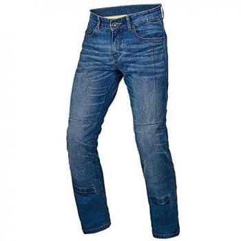 Motorradjeans Macna – Revelin Blau, Kurz, 34 Zoll