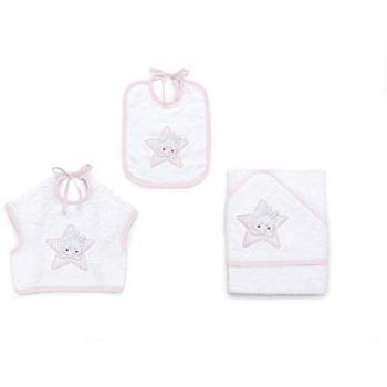 Set Bavaglini 3 Pz Star Rosa 15 5020 201