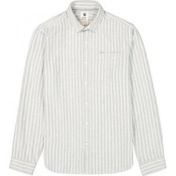 Garcia Camicia verde sage lunga M (U1086)