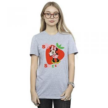 Sweet Strawberry Minnie Mouse T-Shirt – Boyfriend Cut