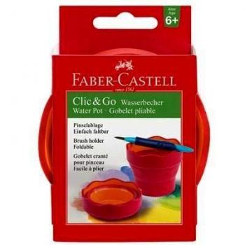 Faber-Castell Clik&Go 181517 Red Collapsible Hydration Cup