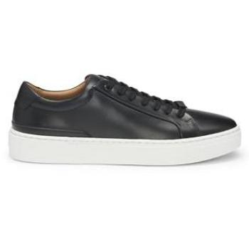 BOSS Baskets Plat Gary Cuir Noir