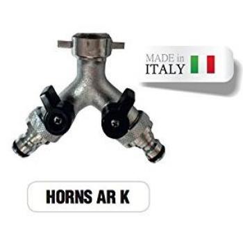 Rubinetto Doppio Morelli Cromato Quick‑Attach con Porta‑Gomma