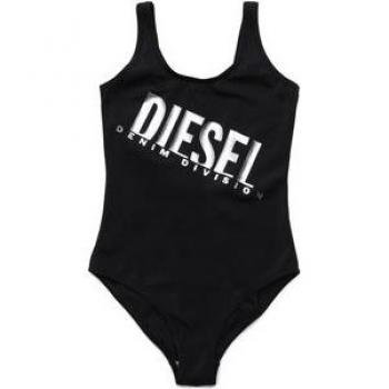 Diesel MIELL Girls' Black Trench Coat