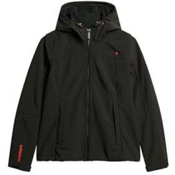 Chaqueta Casual Trekker Negro con Capucha