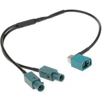 Dual Fakra Male to One Fakra Female Antenna Adapter