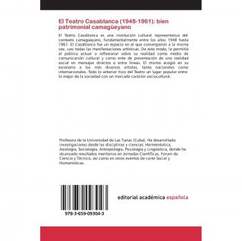 El Teatro Casablanca (1948-1961): bien patrimonial camagüeyano: Antecedentes constructivos y vida sociocultural