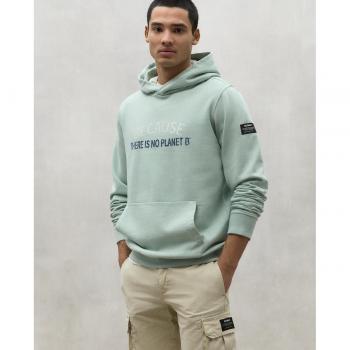 Ecoalf Men's Minimalist Urban Hoodie, Blue, Size L