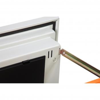 Phoenix Vertical Fire File 2 Drawer Filing Cabinet Key Lock White