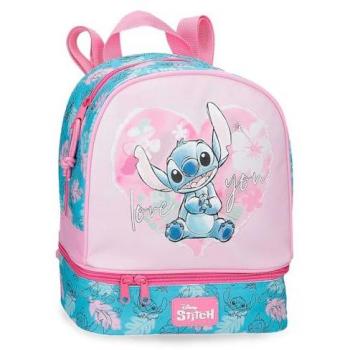 Bolsita de viaje Disney Heart Stitch 28 cm rosa claro