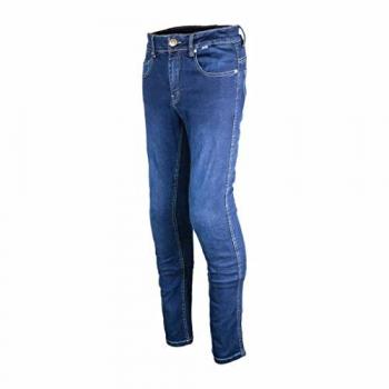 GMS Rattle Slim Jeans Moto da Donna Blu 30