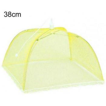Portable Food Cover with Detachable Mesh Screen and Dust Proof Function
