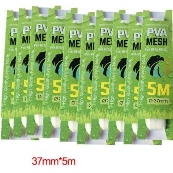 10 Pcs Soluble PVA Mesh Net 5M 25mm 37mm for Carp Fishing