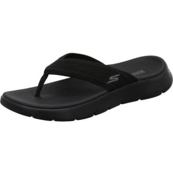 Skechers Women’s GO WALK Flex Sandal – Holly Black, Size 2, Textile, Vegan, Machine Washable