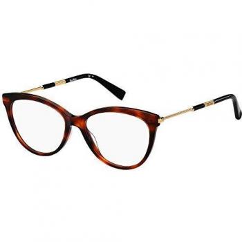 Max Mara Women's MM 1332 0UC 53 Sunglasses, Red Havana Design