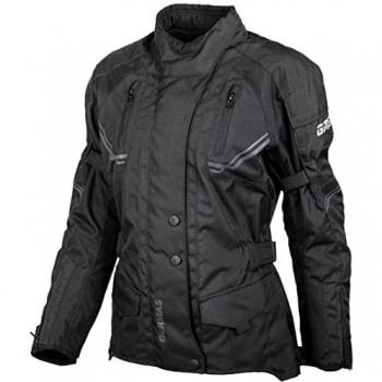 Chaqueta Textil Moto Dama GMS Taylor Invierno Homologada Negra Tallas Grandes