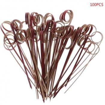 100Pcs Bamboo Toothpicks for Parties