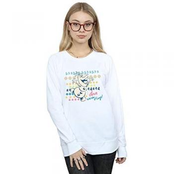 White Frozen I Love Warm Hugs Top