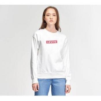 Sudadera Capucha Levi's para Hombre Lse_T3 Relaxed Graphic C Whites, Color Blanco, Talla L