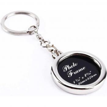 Charming Photo Insert Keyring