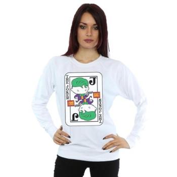 White Joker Card Collection Sweatshirt – Lady Size L