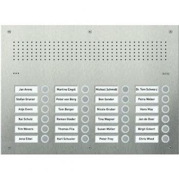 Ritto Acero Pure Campanello e Citofono Schneider Electric