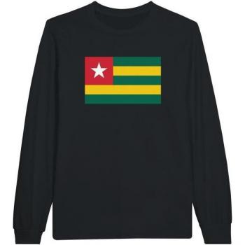 Long Sleeve Togo Flag Shirt – 100% Cotton (PixelForma)