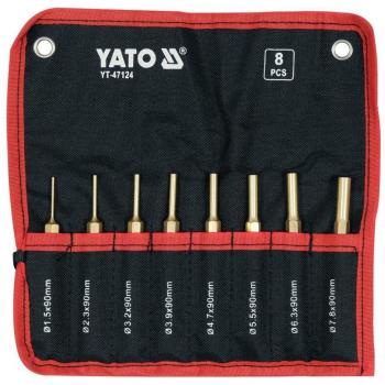 Set di Punzone Mosièttici Yato – YT‑47124, 8 pezzi