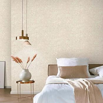 Papier Peint Trompe L'Oeil Béton Beige