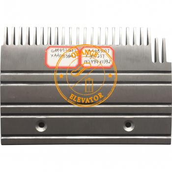 Escalera Mecánica Aluminio Placa de Peine GAA453BM7 198mm 102mm Derecha 23 Dientes