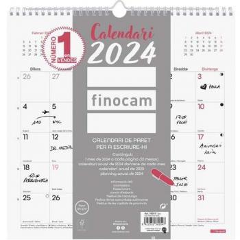 Calendario Pared 2024 Finocam Chic Escribir 30X30
