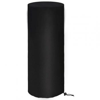 Housse Couverture Chauffage 210D Étanche à l'Eau Noir