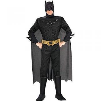 Rubie´s Kostüm Batman Faschingskostüm The Dark Knight, Lizenziertes Batman Kostüm für Superhelden-Fans